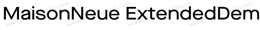 MaisonNeue ExtendedDemiBold字体转换